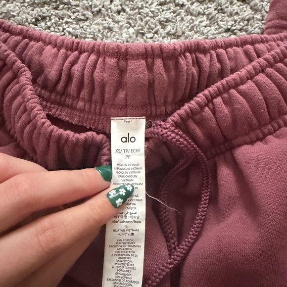 ALO Yoga Hoodie & Jogger Set - Dusty Rose - Picture 7 of 7
